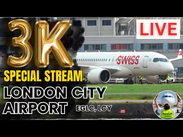 LIVE : London City Airport | Plane Spotting Live ! 25/6/24 | #planespotting #liveairport #live