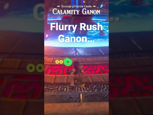 Calamity Ganon Flurry Rush Boss Fight Zelda Breath of The Wild #botw #shorts