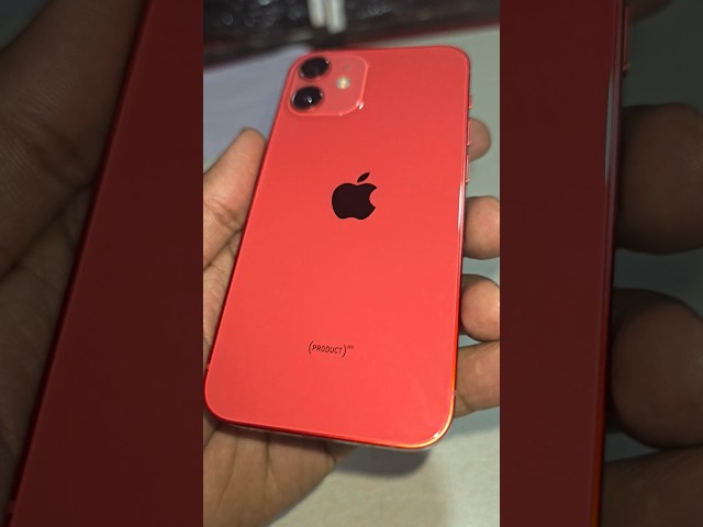 Laal Bomb 🔥 Iphone 12 mini 5g Smartphone √ Massive Color | Red Product | #shorts #smartphone #tech