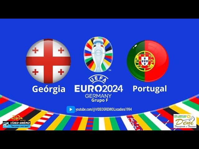 GEÓRGIA X PORTUGAL  -  EUROCOPA 2024  -  GRUPO F  -  3a. RODADA  -  AO VIVO  (Simulação no EA FC 24)