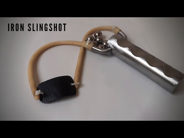 How to make iron slingshot|making a powerfull slingshot for hunting|diy slingshot