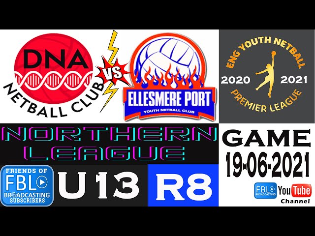 DNA NC vs Ellesmere Port NC.ENG Sports UK. YNPL2020-2021. U13 North. Round 8. 19/06/21. FOFBL