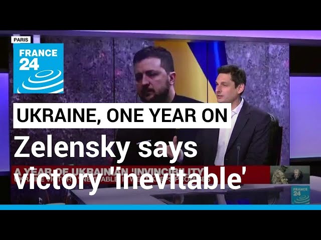 Zelensky says Ukraine victory 'inevitable' if West keeps promises • FRANCE 24 English