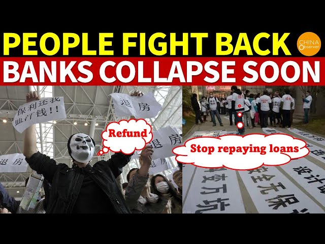 Chinese People Fight Back! Banks Collapse Soon! Hundreds of Projects Collectively Stop Repayments