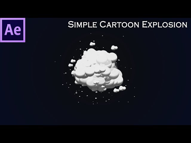 Create extremely simple cartoon explosion with After Effects -124