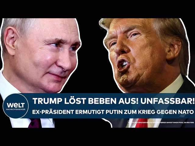 USA: Donald Trump löst Beben aus! Unfassbar! Ex-Präsident ermutigt Putin zum Krieg gegen die NATO