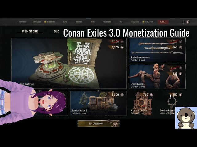Conan Exile's 3.0 Monetization In-Depth Look | Video Game Monetization Checklist