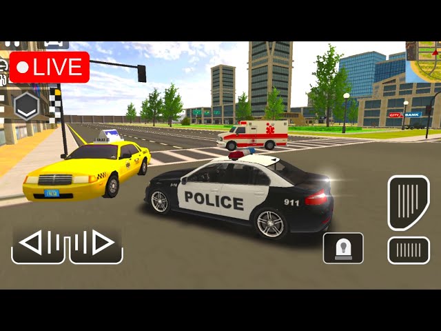 Drive to beautiful places with police cars || Police Car Chase Cop Simulator Live || Gaming Zone