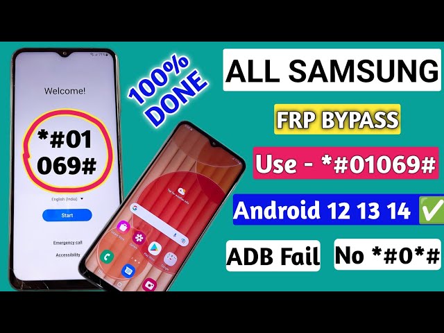 All Samsung FRP Bypass 2024 New Tool 2024 - Samsung FRP ADB Fail Android 12 13 14 *#0*# Not Working