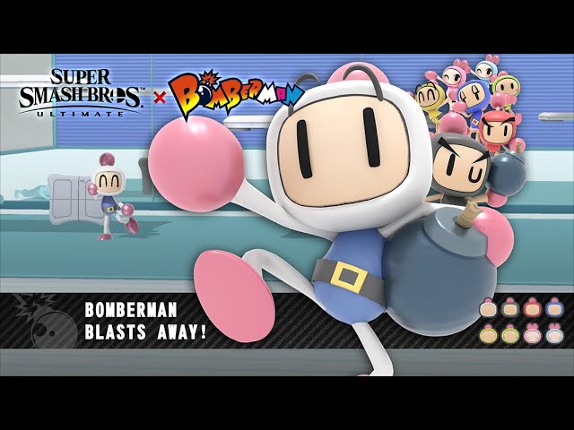 Bomberman Gameplay - Super Smash Bros Ultimate Mod
