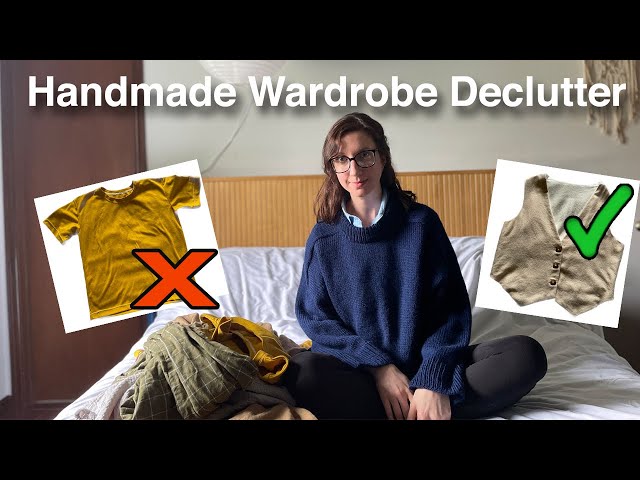 Decluttering My Handmade Wardrobe - learn from my mistakes
