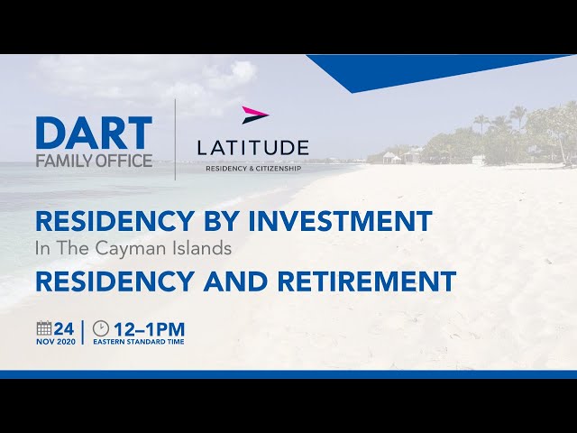 Residency by Investment and Retirement in the Cayman Islands
