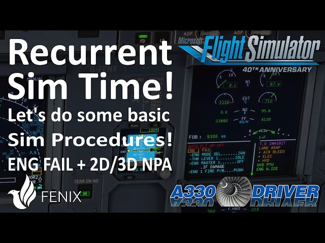 Recurrent Simulator Time! Let's do some basic preparation with the FENIX A320! | Real Airbus Pilot