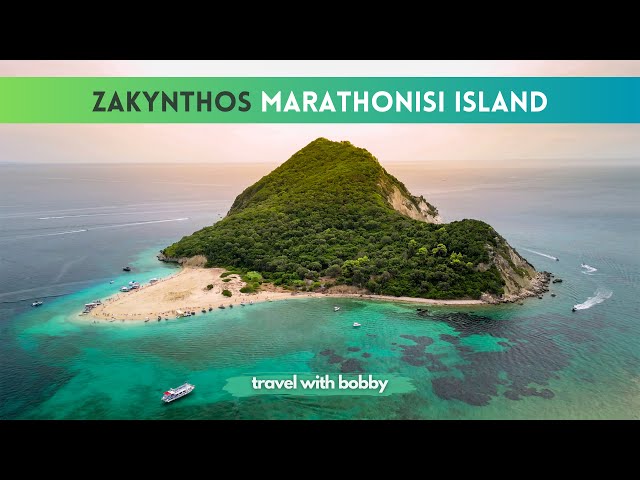 Marathonisi Island Beaches 🇬🇷 | Seaside Drone Discovery
