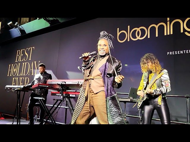 🎊 BILLY PORTER Live! at NYC Bloomingdale's Holiday WINDOW UNVEILING 🎉