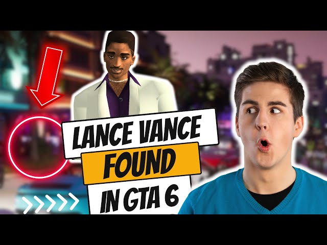LANCE VANCE Spotted in GTA 6 TRAILER #LanceVance #GTA6Trailer #eastereggs