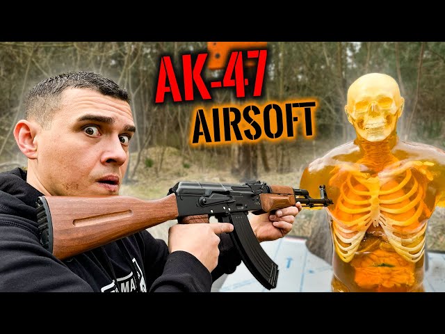 Originale AK-47 als Airsoft-Waffe! FUNKTIONSTEST am  5000€ Dummy | Survival Mattin