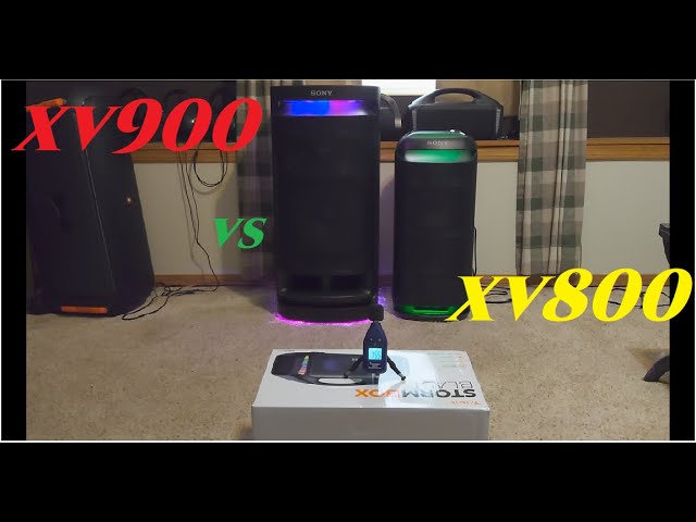 Sony SRS-XV900 vs. SRS-XV800 🔌 Plugged In - A Family Feud 🏘 Indoor Bluetooth Speaker ⚔️ Battle.