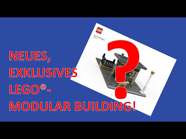 LEGO® Black Friday Preview: Neues Modular Building, LEGO® Modular Vending Stand!