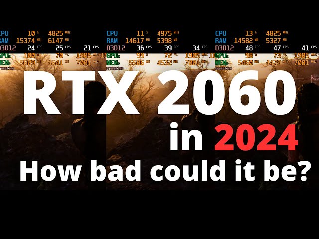 RTX 2060 6GB in 2024? Ultra, High, Med, Low, DLSS on/off, RT on/off, Newest Games!!!