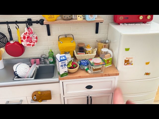 Miniature cooking toys ASMR Re-ment collection