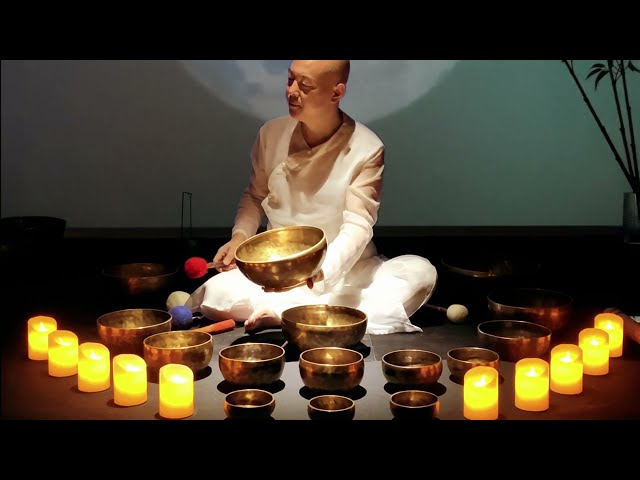 Tibetan Bowl Harmony and Bell Tones#singingbowl#meditationmusic#soundbathssleep