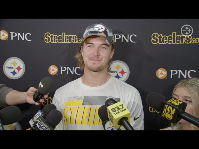 How Kenny Pickett Interview Explains That He Is Now QB2! #nfl #football #steelers