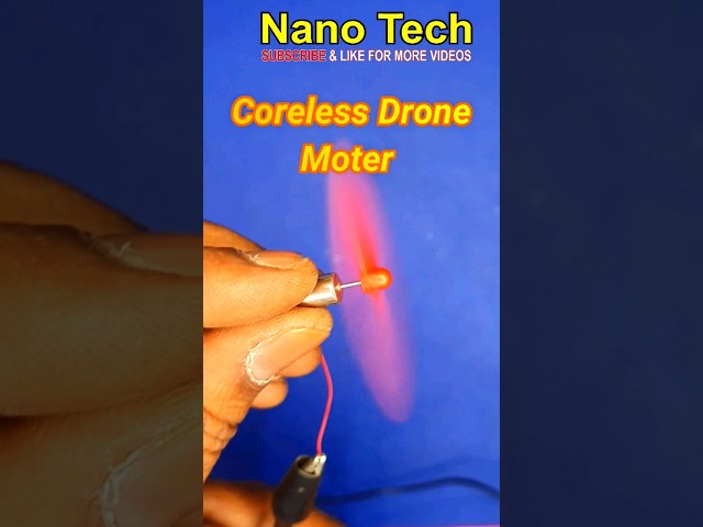 Science Project | high speed coreless drone moter #shorts #dcmotor #deskfan #motivational #technical