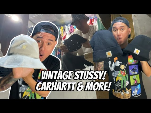Vintage Stussy bucket hat, Carharrt & more found in the bale! Lason Edition! Ep. 68