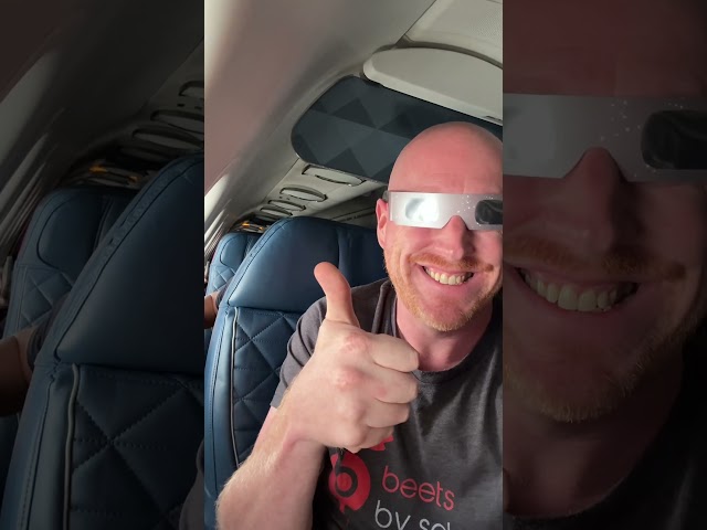 Taking a Flight Through the Solar Eclipse