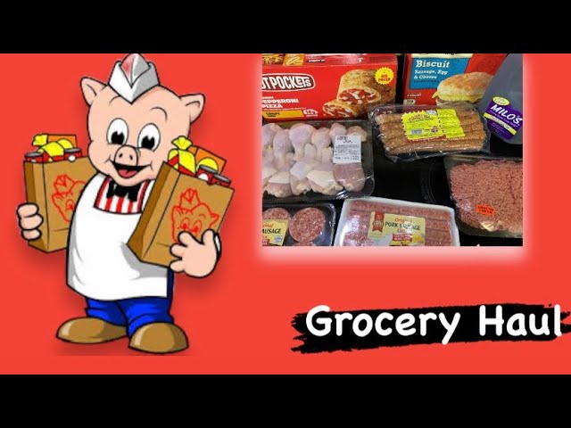 Piggly Wiggly Grocery Haul | Was it cheaper than Walmart⁉️