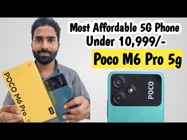 POCO M6 Pro 5G Unboxing & First Look | Poco M6 Pro 5G Unboxing & Review | #unboxing  #pocom6pro5g