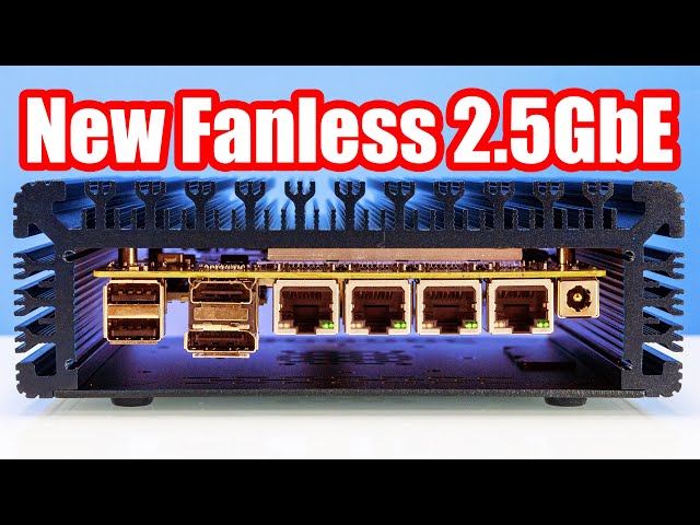 New Fanless 4x 2.5GbE Virtualization and Firewall Appliances
