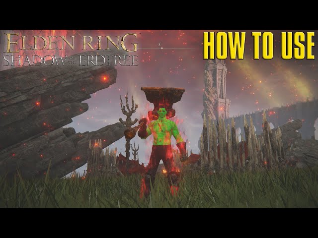 Elden Ring DLC How To Use Anvil Hammer Ultimate Guide!