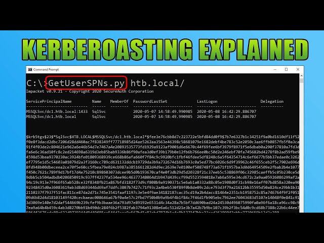 Impacket GetUserSPNs & Kerberoasting Explained