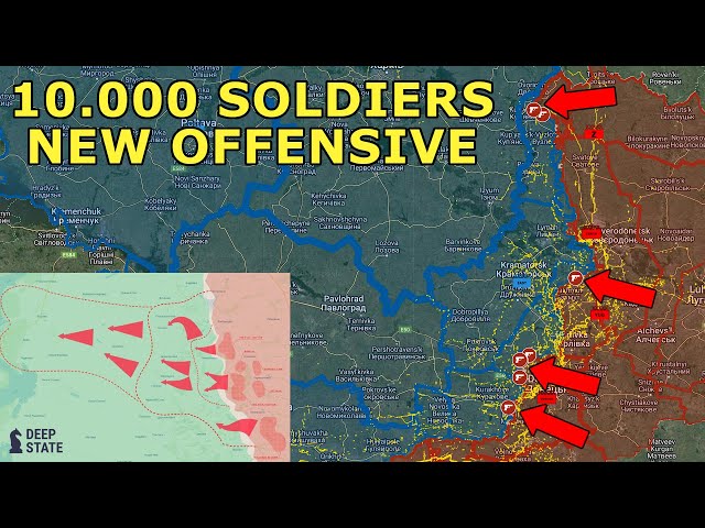 10,000 Soldiers Russian Offensive | Russian Forces Storm Sokil & Yasnobrodivka