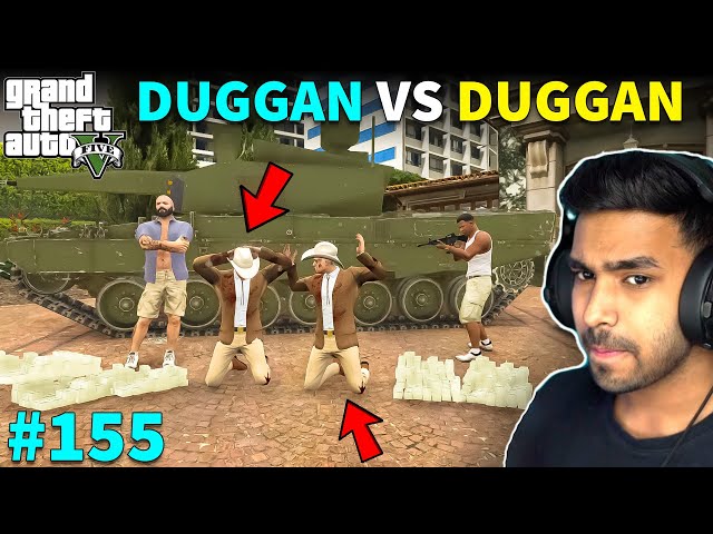STEALING DUGGAN BOSS INDIAN GOLD SUPERCARS | GTA V #155 TECHNO GAMERZ 154 DUGGAN VS DUGGAN BOSS