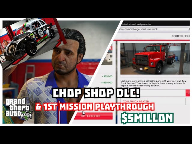DLC Chop Shop Purchase & 1st Mission Playthrough