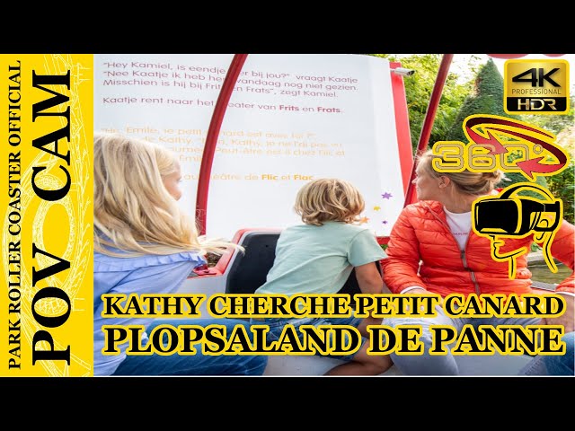 Kathy Cherche Petit Canard - 360° - On Ride / POV CAM - Plopsaland de Panne