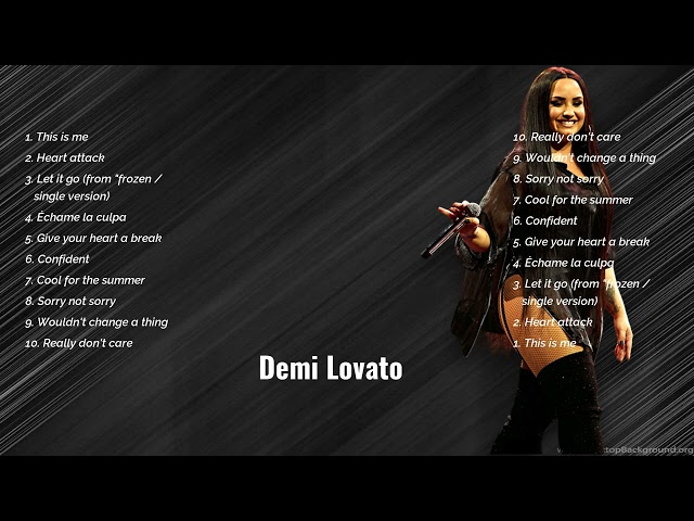 Demi Lovato-Award-winning Tracks Of-sounds That Echo In Your Mind-a Celebration Of Culture, Div