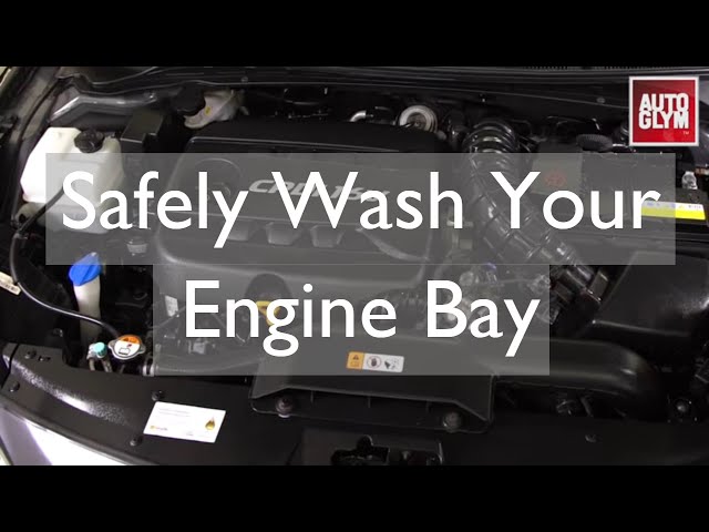 How to safely wash your engine with water