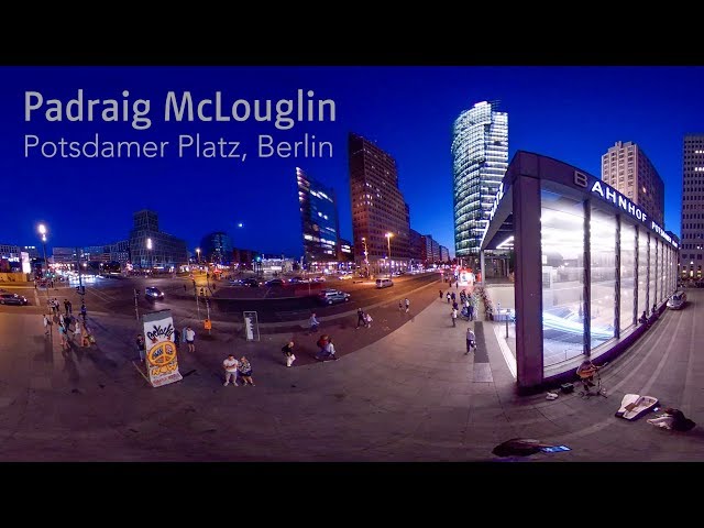 Padraig McLoughlin plays at Potsdamer Platz, Berlin
