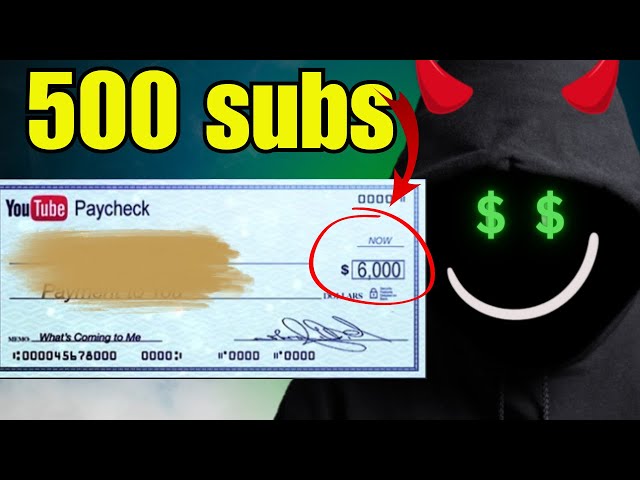 Get Monetized with ONLY 500 Subscribers on YouTube
