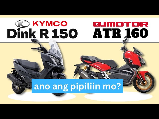 Kymco Dink-R150 vs QJ Motor ATR 160 | Side by Side Comparison | Quick Specs & Price | 2024