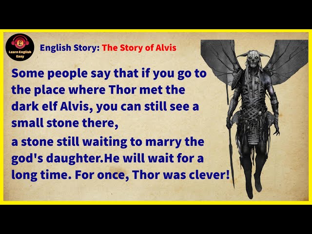 Learn English through story ★ Level 1 - The Story of Alvis | Learn English Easy