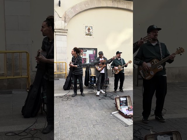 Local Spanish music at Barcelona , Spain 🤩