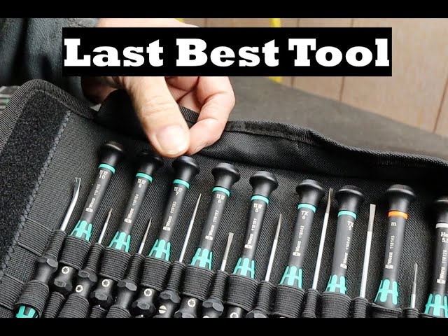 Huge Micro! The 25 piece Wera Micro Big Pack 1 filled with precision micro drivers in a tool roll.