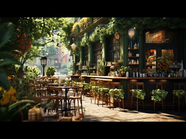 Sweet Spring Morning Piano in the Coffee Shop Ambience ☕ Smooth Piano Instrumental for Work & Study