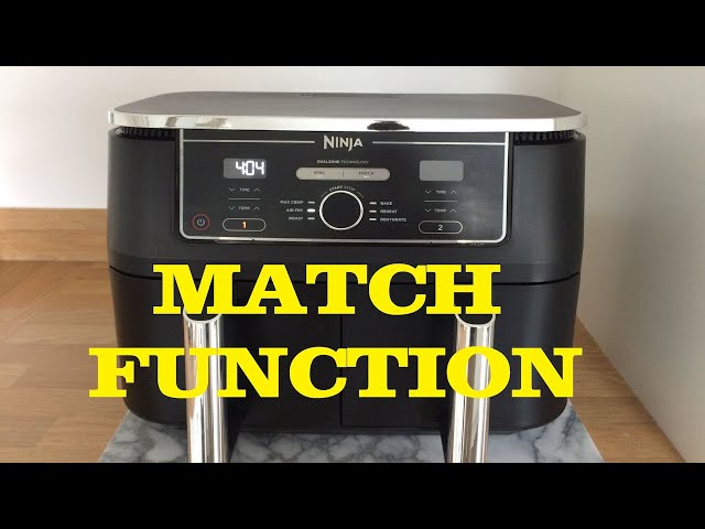 Match Function on Ninja Air Fryer
