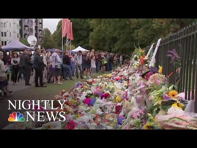 New Zealand Mourns Terror Attack Victims As Death Toll Rises To 50 | NBC Nightly News